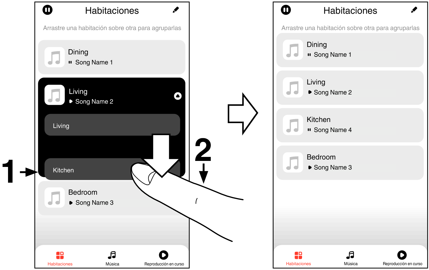 App Ungrouping Room